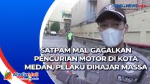 Satpam Mal Gagalkan Pencurian Motor di Kota Medan, Pelaku Dihajar Massa