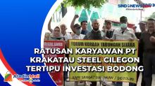 Ratusan Karyawan PT Krakatau Steel Cilegon Tertipu Investasi Bodong