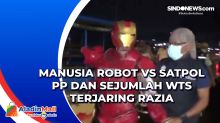Manusia Robot dan WTS Terjaring Razia Satpol PP Jakarta Timur