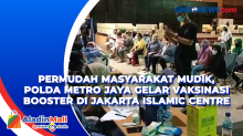 Permudah Masyarakat Mudik, Polda Metro Jaya Gelar Vaksinasi Booster di Jakarta Islamic Centre