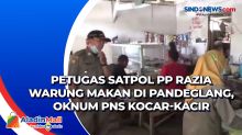 Petugas Satpol PP Razia Warung Makan di Pandeglang, Oknum PNS Kocar-kacir