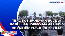 Terobos Bandara Sultan Babullah, Demo Mahasiswa Berakhir Rusuh di Ternate