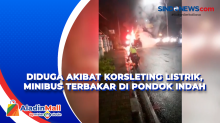 Diduga Akibat Korsleting Listrik, Minibus Terbakar di Pondok Indah