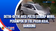 Detik-Detik Aksi Polisi Sergap Mobil Perampok di Tol Pasir Koja, Bandung
