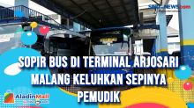 Sopir Bus di Terminal Arjosari Malang Keluhkan Sepinya Pemudik