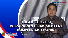 Milad ke-22 ESQ, Ini Paparan Bijak Menteri BUMN Erick Thohir