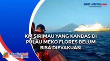 KM Sirimau yang Kandas di Pulau Meko Flores Belum Bisa Dievakuasi
