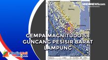 Gempa Magnitudo 5,1 Guncang Pesisir Barat Lampung