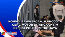 Konvoi Bawa Sajam, 8 Anggota Geng Motor Ditangkap Tim Presisi Polda Metro Jaya