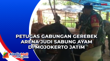 Petugas Gabungan Gerebek Arena Judi Sabung Ayam di Mojokerto Jatim