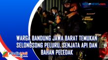 Warga Bandung Jawa Barat Temukan Selongsong Peluru, Senjata Api dan Bahan Peledak
