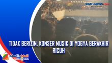 Tidak Berizin, Konser Musik di Yogya Berakhir Ricuh