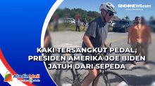 Kaki Tersangkut Pedal, Presiden Amerika Joe Biden Jatuh dari Sepeda