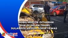 Mobil Mogok Ditabrak Truk di Jalan Trans Sulawesi, Kedua Sopir Tewas