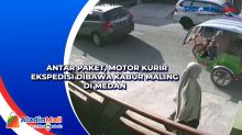 Antar Paket, Motor Kurir Ekspedisi Dibawa Kabur Maling di Medan