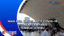 Naik 665, Kasus Aktif Covid-19 di Jakarta Nyaris Tembus 10 Ribu