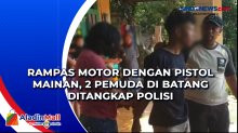 Rampas Motor dengan Pistol Mainan, 2 Pemuda di Batang Ditangkap Polisi