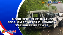 Mobil Terjun ke Jurang Sedalam 20 Meter di Lombok, 3 Penumpang Tewas