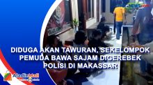 Diduga akan Tawuran, Sekelompok Pemuda Bawa Sajam Digerebek Polisi di Makassar