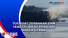 Tugboat Terbakar dan Tenggelam di Penajam Paser Utara