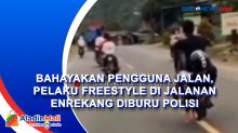 Bahayakan Pengguna Jalan, Pelaku Freestyle di Jalanan Enrekang Diburu Polisi