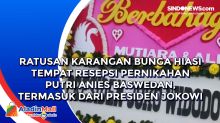 Ratusan Karangan Bunga Hiasi Tempat Resepsi Pernikahan Putri Anies Baswedan, Termasuk dari Presiden Jokowi