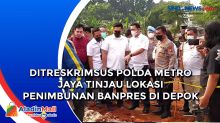 Ditreskrimsus Polda Metro Jaya Tinjau Lokasi Penimbunan Banpres di Depok