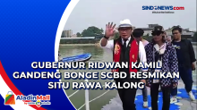 Gubernur Ridwan Kamil Gandeng Bonge SCBD Resmikan Situ Rawa Kalong