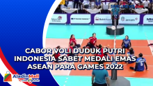 Cabor Voli Duduk Putri Indonesia Sabet Medali Emas ASEAN Para Games 2022