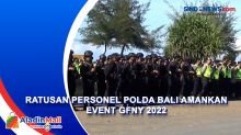 Ratusan Personel Polda Bali Amankan Event GFNY 2022