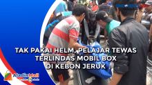 Tak Pakai Helm, Pelajar Tewas Terlindas Mobil Box di Kebon Jeruk