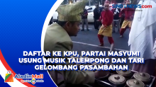 Daftar ke KPU, Partai Masyumi Usung Musik Talempong dan Tari Gelombang Pasambahan