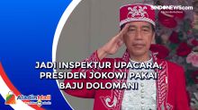 Jadi Inspektur Upacara, Presiden Jokowi Pakai Baju Dolomani