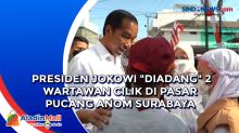 Presiden Jokowi Diadang 2 Wartawan Cilik di Pasar Pucang Anom Surabaya