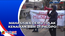 Mahasiswa Demo Tolak Kenaikan BBM di Palopo