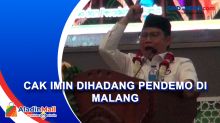 Cak Imin Dihadang Pendemo di Malang