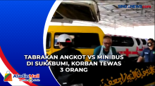 Tiga Orang Tewas dan Tiga Luka, Minibus Seruduk Angkot di Sukabumi
