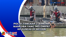 Polisi Tangkap 3 Bandar Narkoba yang Melompat ke Sungai di Medan