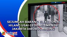 Sejumlah Barang Elektronik Hilang Usai Gedung SMPN 36 Jakarta Dibobol Maling