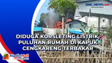 Diduga Korsleting Listrik, Puluhan Rumah di Kapuk Cengkareng Terbakar