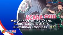 Meriahkan HUT ke-77 TNI, Kodim Jakarta Utara Luncurkan Logo Baru