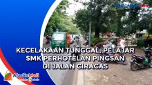 Kecelakaan Tunggal, Pelajar SMK Perhotelan Pingsan di Jalan Ciracas