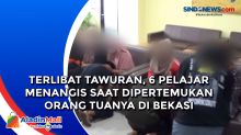 Terlibat Tawuran, 6 Pelajar Menangis saat Dipertemukan Orang Tuanya di Bekasi