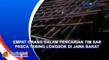 Empat Orang Dalam Pencarian Tim SAR Pasca Tebing Longsor di Jawa Barat
