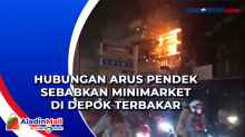 Hubungan Arus Pendek Sebabkan Minimarket di Depok Terbakar
