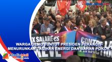 Warga Demo Tuntut Presiden Perancis Menurunkan Tagihan Energi dan Bahan Pokok