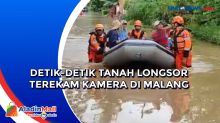 Detik-Detik Tanah Longsor Terekam Kamera di Malang