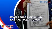 SMAN 6 Solo Tunjukkan Salinan Ijazah Jokowi