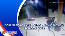 Aksi Remaja Curi Kotak Amal di Masjid Terekam CCTV