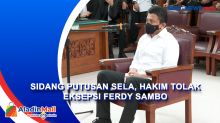 Sidang Putusan Sela, Hakim Tolak Eksepsi Ferdy Sambo